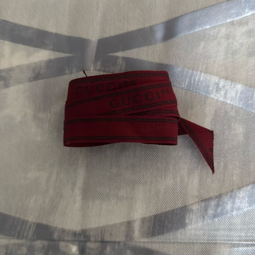 Maroon Gucci Ribbon